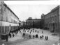 Piazza Sant'Agostino, Modena. Ospedale, la Chiesa, Palazzo dei Musei