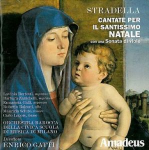 Cantate per il Santissimo Natale Amadeus fronte CD