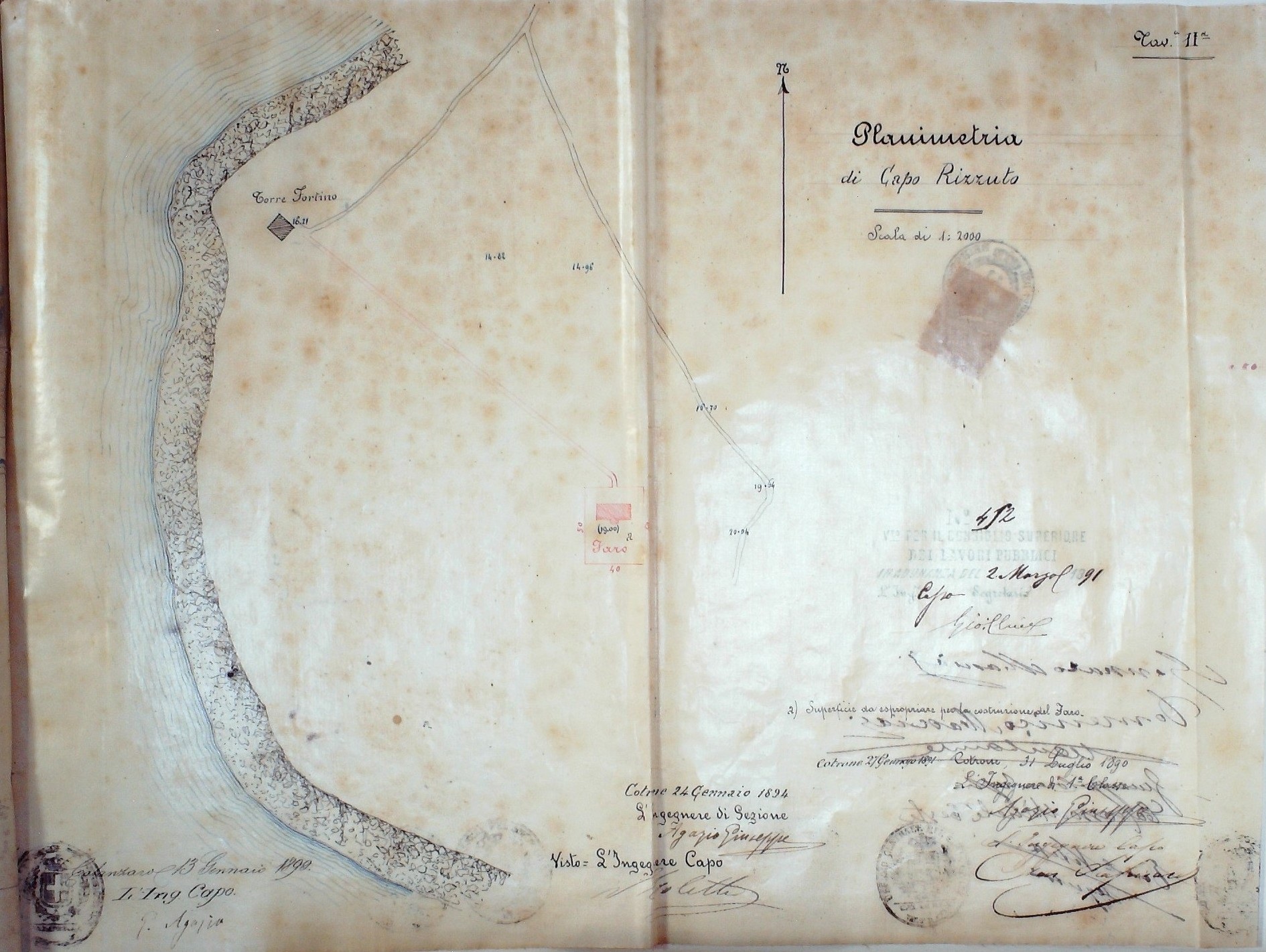 Planimetria di Capo Rizzuto - Tav. II