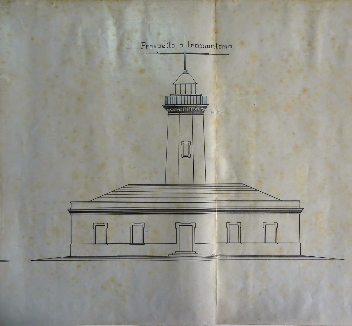 Prospetto del faro di Capo Rizzuto Tav. III