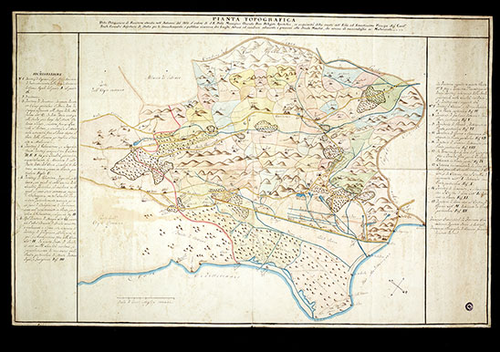 Roma, Archivio di Stato, Disegni e mappe. Collezione Topografia della provincia di Frosinone al 1810 - Ridotta
