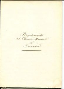 Roma, Archivio di Stato, S. Congregazione degli studi, b. 287, fasc. 1478 Regolamento della banda di Frosinone, 1