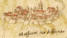 Roma, Archivio di Stato, Veduta di Magliano in Sabina