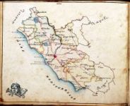 Lazio, Mappa 1818 - Rielaborata