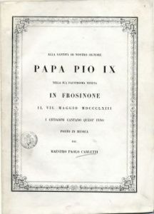 Roma, Biblioteca di storia moderna e contemporanea, MISC. Ris. c. 128/1/1 - Frosinone