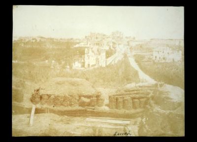 BSMC_33. Veduta panoramica dalla trincea francese posta davanti ai Quattro Venti