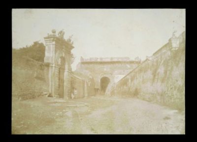 BSMC_02. Porta San Pancrazio vista dall’interno delle mura