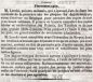 Le Courrier Belge, avviso apparso il 22 dicembre 1842
