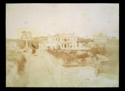 BSMC_34. Veduta panoramica da porta San Pancrazio dei Quattro Venti, Vascello e Villa Valentini