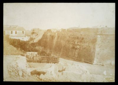 BSMC_25. Esterno del IX bastione delle mura gianicolensi