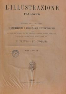 Frontespizio "L'illustrazione italiana", 1900