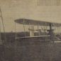 1304 - Il progresso a Roma. Il volo di Wilbur Wright. L'aeroplano di Wright sulla rotaia a Centocelle, pronto a spiccare il volo (Tribuna illustrata, 25 aprile 1909)