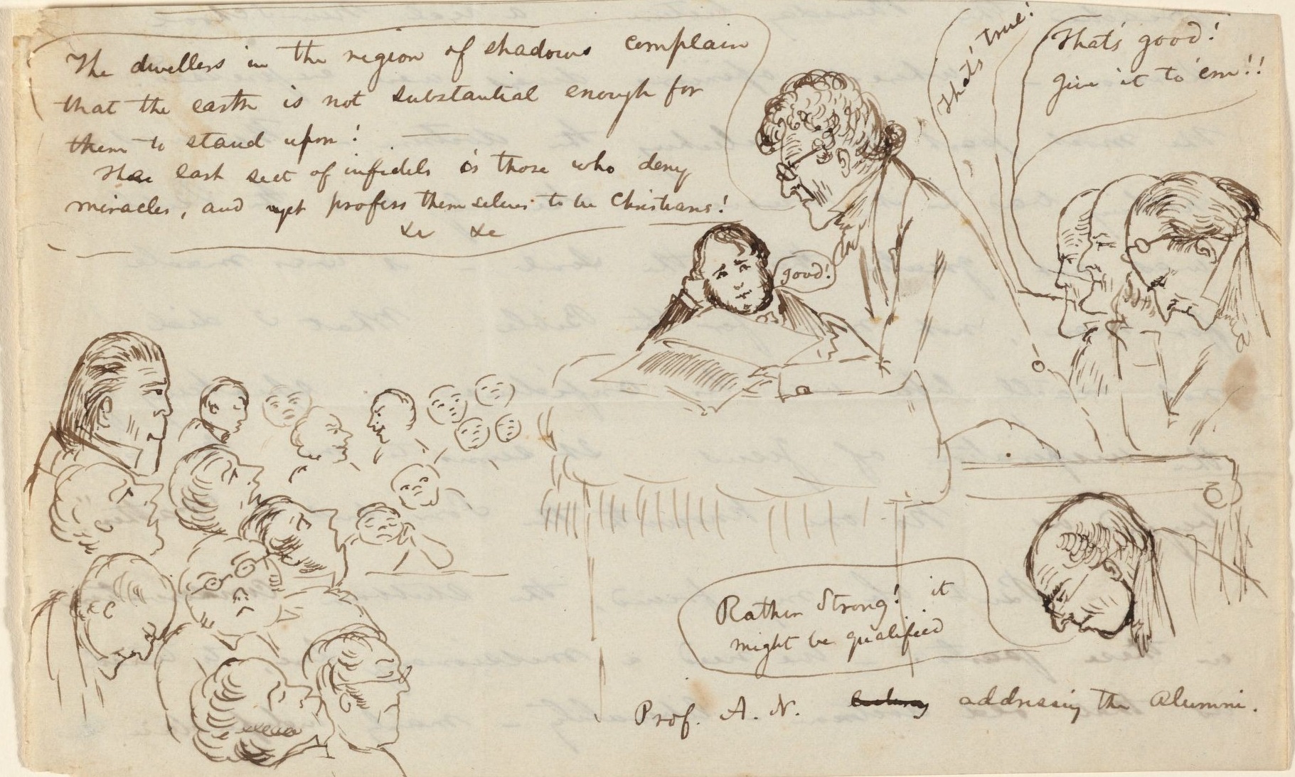 caricatura che raffigura andrew norton