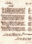 Sonetto di Antonio Dragoni nel quale viene nominato Pio V - 1 novembre 1852. Manoscritto, mm 260 x 190.