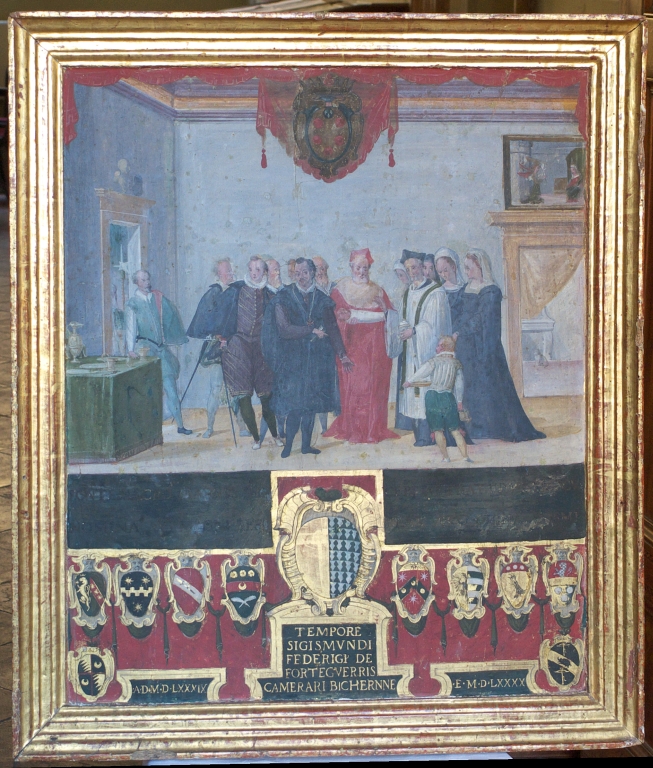 Cristofano Rustici, Battesimo di Cosimo II figlio del Granduca Ferdinando I (n. Inv. 077)