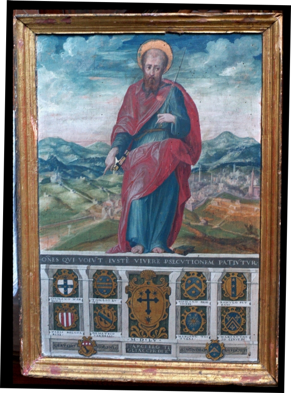 Giorgio di Giovanni, San Paolo conforta i Senesi nelle tribolazioni dell’assedio (n. inv. 060)