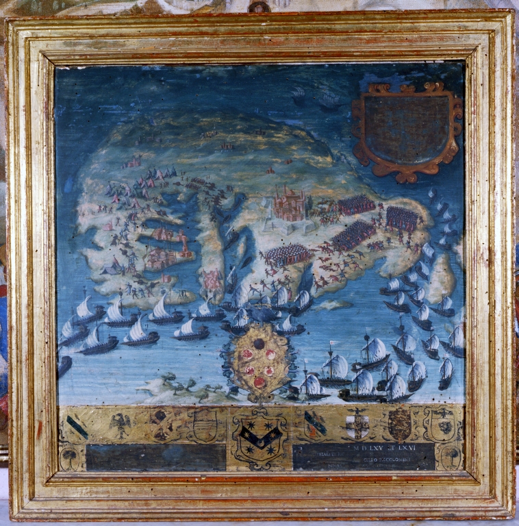 Pittore senese, Vittoria navale di Don Garcìa da Toledo a Malta (n. inv. 066)