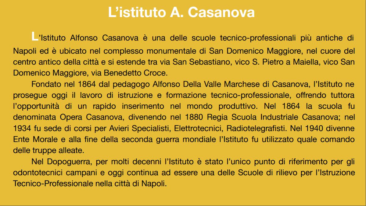 L'Istituto A. Casanova [CC BY]