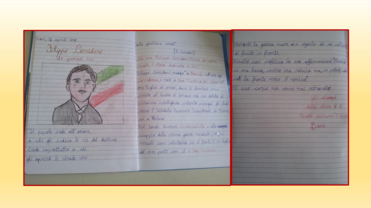 Scuole primarie Filippo Corridoni e Niccolo' Piccinni di Bari