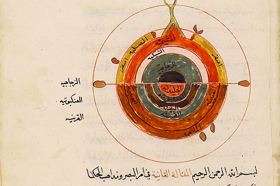 BANLC, Or. 47, Trattato di oftalmica in arabo, prima rappresentazione grafica dell'occhio in Occidente