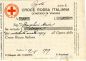 Zangelmi Maria, ricevuta di contributo sociale di L. 5 alla Croce Rossa di Viadana, 15/6/1919.
