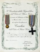 *Croce - Cavaliere di Vittorio Veneto