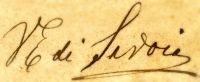 firma Vittorio Emanuele III di Savoia. 