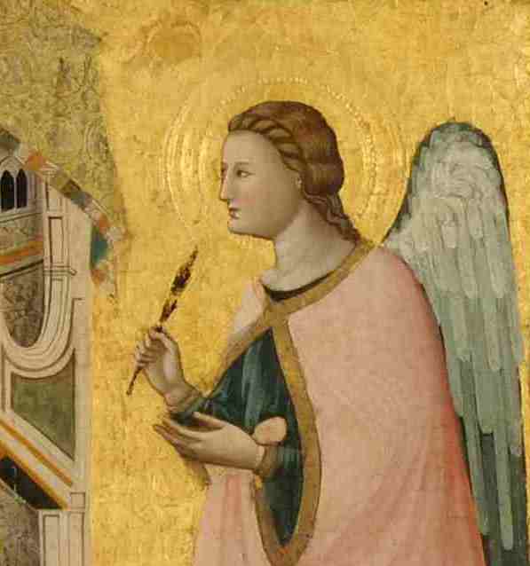 Madonna col Bambino tra angeli e santi (dettaglio)