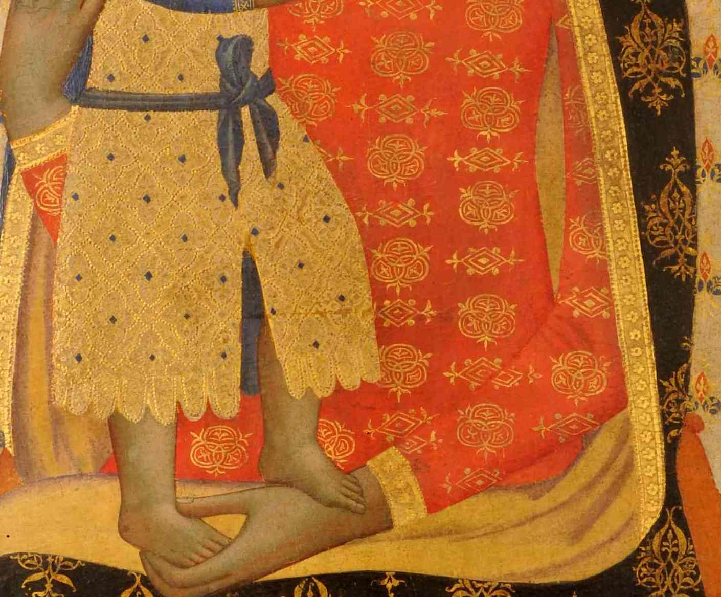 Madonna con Bambino in trono (dettaglio)