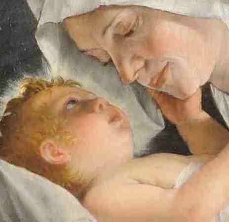 Madonna con Bambino e santa Francesca Romana (dettaglio)