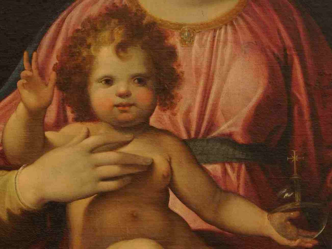 Madonna col Bambino (dettaglio)