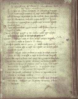 Martino de' Rossi, Libro de cosina, Incipit - Biblioteca civica, Riva del Garda