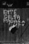 Scritta sul muro inneggiante all'Ente Delta Padano