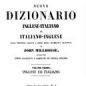 Millhouse, Nuovo dizionario inglese-italiano ed italiano-inglese (1853)