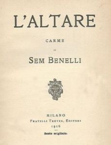 Benelli, L'altare (1916)
