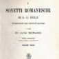 Belli, I sonetti romaneschi (1889)