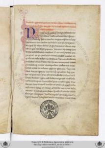 Petrarca, De ignorantia (autografo, Vat. Lat. 3359, © BAV)
