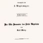 Marx, Der 18te Brumaire des Louis Bonaparte