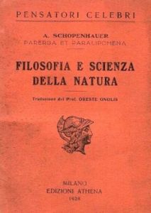 Schopenhauer, Filosofia e scienza della natura (1928)