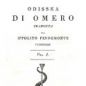 Omero, Odissea (1822)