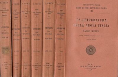 Croce, La letteratura della nuova Italia