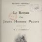 Octave Feuillet, Le Roman d’un jeune homme pauvre (1858)