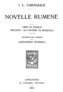 Caragiale, Novelle rumene (1914)