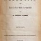 Kühner, Ausführliche Grammatik der lateinischen Sprache (1877)