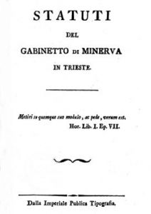 Statuti del Gabinetto di Minerva (1810)