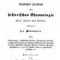 Brinckmeier, Praktisches Handbuch der historischen Chronologie (1843)