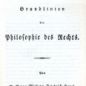 Hegel, Grundlinien der Philosophie des Rechts (1821)