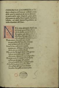 Dante Alighieri, Divina Commedia (Foligno 1472)