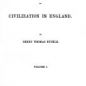 Buckle, History of civilization in England (1857)