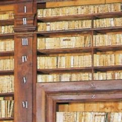 Biblioteca civica di Fermo - scaffali (particolare)